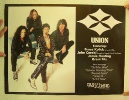 Union Poster Kiss Motley Crue Mint - £21.03 GBP