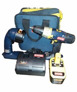 Ryobi P201 18v Cordless 1/2&quot; Drill w/ P700 Flashlight Charger + Tool Bag - $75.41 CAD
