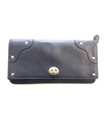 NWT MERCER ACORDION ZIP WALLET PURSE GRAIN LEATHER COACH F53882 CLUTCH M... - $99.79