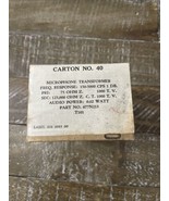 Ham Radio Part 677N213 Microphone Transformer SEALED BOX - $527.86 CAD