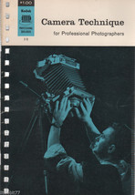 Kodak Camera Technique for Professional Photographers Book - $4.00
