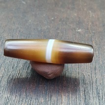 Antique Old Yemeni Agate Natural Rare pattern Banded Agate Bead  BD-A-3 - £30.84 GBP