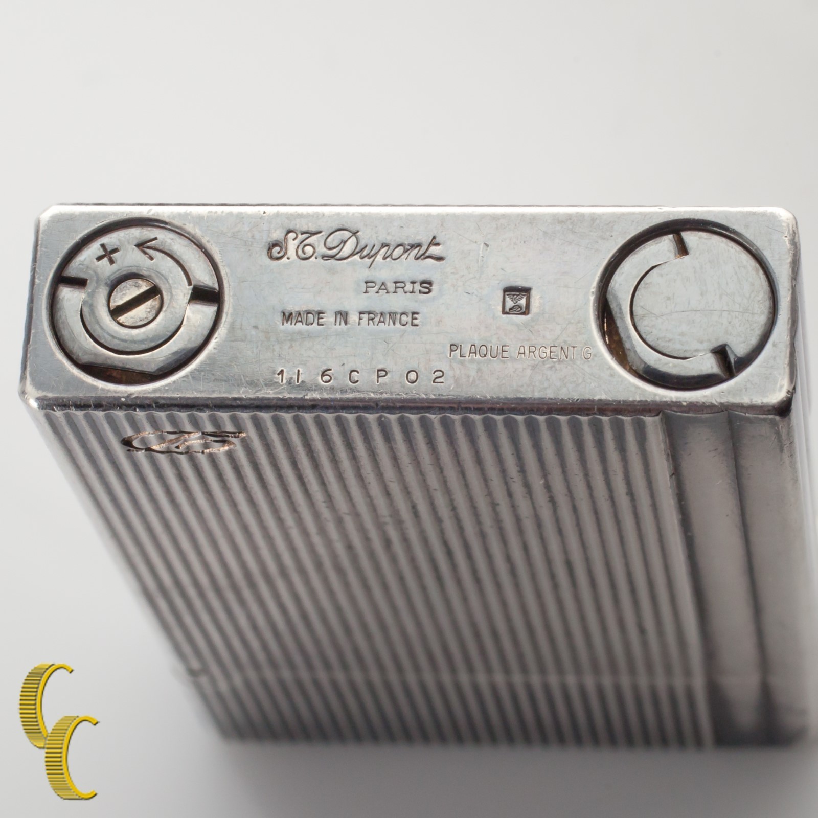 S.T.DUPONT Vertical Lines Lighter Gatsby Lighter Silver Tone-
show original t... Item image 5