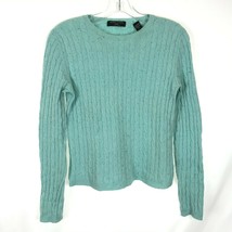 Womens Petite Size Small PS Valerie Stevens Pure Cashmere Cable Knit Sweater - £26.97 GBP