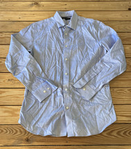 Banana Republic Men’s Slim Fit Button up shirt size M Blue R5 - £11.26 GBP