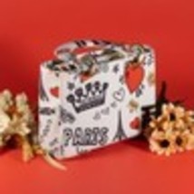 3 AM Forever Fashionnovab Graffiti Bag Clutches Color White - $558.11 MXN