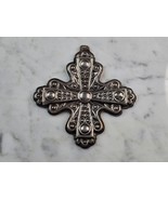 Vintage Sterling Silver 1972 Reed &amp; Barton Christmas Cross Ornament 18.6... - $1,683.64 MXN