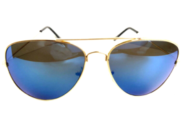 New Aviator Men's Women's Sunglasses Gold Blue  - $9.99