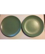 2 Calvin Klein ~ Cargo Dinner Plates ~ Fatigue Green ~ The Khaki Collect... - $39.59