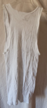 Men Hanes White Ribbed Under Shirt  2XL Tank Style Dress Casual Summer Work Nice - $6.99