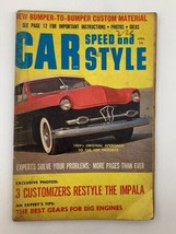 VTG Car Speed &amp; Style Magazine April 1959 Vol 3 #4 The Best Gears No Label - £11.30 GBP
