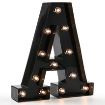 Light Up Black Alphabet Marquee Letters Sign Led Marquee Number Lights Sign For  - £13.46 GBP
