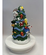 Used Looney Tunes Christmas Holiday Decoration Paintable Kit 11&quot; Vintage... - $37.39