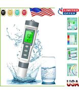 Portable 3-in-1 pH/TDS Meter - High Accuracy Tester for Aquariums and Pools - $812.19 MXN