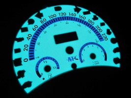 For 98-04 VW Volkswagen Beetle Bug Kilometer Manual Stick White Face Glo... - $24.74