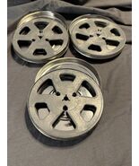Vintage Metal Film Reels Owens-Corning FIBERGLAS Set of 3 - $268.90 MXN