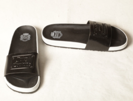 Juicy Couture 7 M Women&#39;s Sandal Slide Shoes Black White - £22.06 GBP