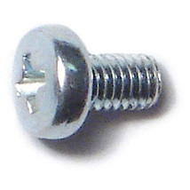 3mm-0.5 x 5mm Zinc Class 4.8 Phillips Pan Head Machine Screws (50 pcs.) - $9.20