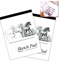 2 Set 9 x 12 Inches 40 Sheets Premium Quality Sketch Book Drawing Paper ... - $35.99