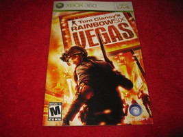 Rainbow Six Vegas: Xbox 360 Video Game Instruction Booklet - £1.57 GBP