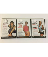 3 DVDs 10 minute solution Pilates Car Burner Target Toning - £14.17 GBP