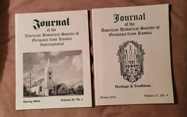 JOURNAL Germans From Russia Genealogy 2004 #1 &amp; # AHSGR 2 books Moravian... - £8.95 GBP