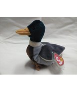 Retired JAKE THE DUCK Beanie Babies by TY with tag error - £4.79 GBP