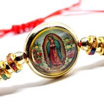 Bracelet Vierge Marie Notre-Dame de Guadalupe Bijoux Spiritualité Multicolore - £4.10 GBP
