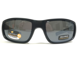 Switch Sunglasses B7 Matte Black Wrap Frames with Mirrored Black Lenses - £104.45 GBP