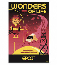 Disney EPCOT Wonders Of Life Pavilion Poster Stacey Aoyama Limited Edition 300 - £100.99 GBP