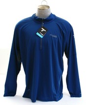Columbia Sportswear Co. Blue Titan Trail 1/2 Zip Pullover Shirt Men&#39;s NWT - £70.76 GBP