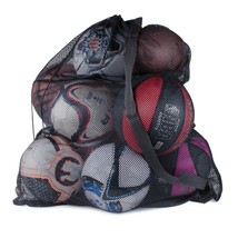 Sports Ball Bag Drawstring Mesh - Extra Large Professional Equipment With Should - £17.57 GBP