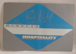 PAULA ABDUL - VINTAGE ORIGINAL CONCERT TOUR CLOTH BACKSTAGE PASS ***LAST... - $189.54 MXN