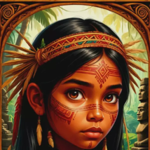Mayan Child of Whispers Spirit Companion, Ancestor Connections, Spirit B... - $59.99