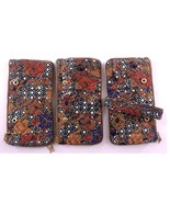 Vintage Oscar De La Renta Wallet 2 Compartment Floral Print Snap Zip Cos... - €21,18 EUR