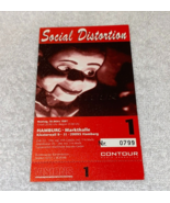 SOCIAL DISTORTION 1997 UNUSED CONCERT GIG TICKET HAMBURG GERMANY MARKTHALLE - £10.99 GBP