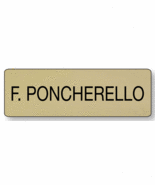 F. PONCHERELLO, PONCH  &quot;CHIPS&quot; NAME BADGE FOR HALLOWEEN COSTUME PIN SHIP... - $282.83 MXN