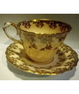 Paragon Teacup Tea Cup and Saucer Heavy  Gold Gilt Bone China England - $410.18 MXN