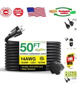 GoGreen Power 14/3 50ft Heavy-Duty Outdoor Extension Cord – Rugged &amp; Rel... - $1,161.21 MXN