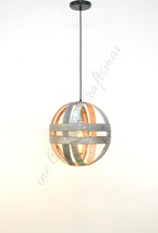 Wine Barrel Double Ring Pendant Light - Maruta - made from retired CA barrels - £200.12 GBP