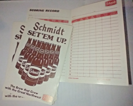 UNUSED!! Vintage!! 3X SCHMIDT BOWLING SCORING SHEETS, FREE SHIPPING US O... - $275.45 MXN