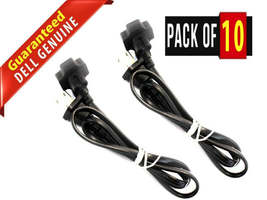 Lot Of 10 Dell Hammer Head 2-Prong Right Angle AC Power Cord MF235 PA-12... - $54.78