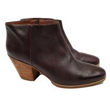 Rachel Comey Ankle Booties Boots Size 10 Brown Leather - £138.13 GBP