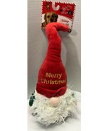 Pet Lou Petlou 13&quot; Christmas Ball Gnome Plush Dog Puppy Pet Toy - £12.64 GBP