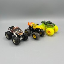 Lot of 3 Hot Wheels Monster Jam 1:64 White Zombie,Nitro Hornet, Green Ho... - £23.52 GBP