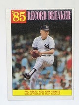 Phil Niekro 1986 Topps #204 New York Yankees MLB Baseball Card - £0.77 GBP