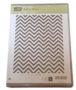Stampin’ Up Positively Chevron Background Stamp Single Cling NEW Retired - $8.86