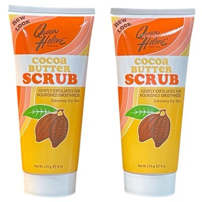 Queen Helene Tube Cocoa Butter Facial Scrub 6oz Extremely Dry Skin New L... - $29.65