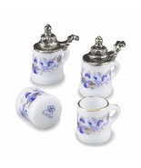 German Beer Stein &amp; Mug Set 1.806/5 Reutter Dollhouse Miniature - $29.81