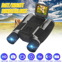 12x HD Video Photo Digital Zoom Night Vision Hunting Binocular Telescope Camera - £129.78 GBP